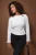 Trendyol Curve Dames Ecru Effen Lang Getailleerd Grote maten Blouses