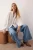 TRENDYOLMİLLA Dames Wit Effen Lang Oversized Overhemden