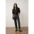 Geknoopte Poplin Shirt met Overhemdkraag