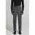 Mango Man slim fit pantalon met krijtstreep – middengrijs