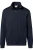HAKRO 451 Half-Zip Sweater nachtblauw, Effen