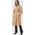 AllSaints Demmi Trench Iced Coffee Brown
