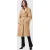 AllSaints Demmi Trench Iced Coffee Brown