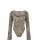 EKCENTRIK Blouse body ‘Thunderbeats Tattoo’  nude
