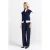 Rich & Royal Boucle Waistcoat Oversized Midnight Blue