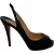 Christian Louboutin No Prive Slingback Pumps in Zwart Leer