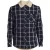 Urban Classics Sherpa Lined Shirt Jacket Navy/wht