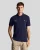 Lyle & Scott marineblauw gecoordineerd logo-poloshirt met korte mouwen