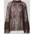 V by Vera Mont Slim fit blouse met lange mouwen in kantlook