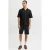 JACK & JONES ORIGINALS relaxed polo en short met textuur zwart