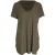 Reformation T-shirt met ronde hals in olijfgroen katoen