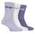 Dames Wandelsokken | Jeep | Dames Geribbelde Outdoor Kousen met Verstevigde Hiel en Neu – Violet / Roomkleur