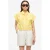 ROUGE EDIT gestreepte blouse lichtgeel