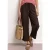 Street One Dames Wide Legs broek in een Loose Fit van linnen in Bruin