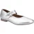 Hush Puppies Nancy Mary Jane Leren Vrouwen Zilveren Ballerina’s