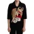 Gebreide Top Pinup Meisje Korte Mouwen