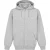 Slazenger Herenhoodie met voering en doorlopende rits van Borg (Grijs Marl Marl)