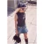 TRENDYOLMİLLA Dames Grijs Effen Mouwloos Getailleerd Blouses