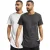 Urban Classics Heren lang t-shirt in vorm (set van 2)