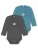 normani Rompertje/body ‘Auckland’  blauw / antraciet / gemengde kleuren