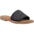 Hush Puppies Hetty Slide Leren Dames Zwarte Wijde Sandalen
