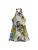 Desigual Jurk  blauw / geel / groen / zwart / wit