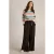 White Stuff Sasha Tweedy Wide Leg Trouser Brown Multi