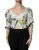Bloemen Pof Mouw Poplin Top