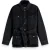 Scotch & Soda Worked Out Black Cargo Denim Jacket With Belt City Buzz