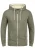 BLEND Sweatvest ‘Hulker’  bruin / groen