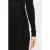LOVE2WAIT zwangerschaps midi jurk rib gebreid zwart