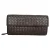Bottega Veneta Intrecciato Continental portemonnee van bruin leer