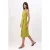 TRENDYOLMİLLA Dames Groen Effen Midi Mouwloos Casual A-lijn Jurken