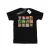 Disney Jongens Toy Story Karakter Vierkantjes T-shirt (Zwart)