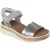 Skechers BOBS Sun Ray Dames Zilveren Sandalen