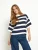minus Trui ‘Lupi’  navy / wit