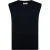 Slazenger Heren Logo Katoenen Vest Top (Zwart)