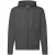 Fruit of the Loom Klassieke herenhoodie met rits (Licht Grafiet)
