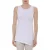 Asymmetrische mouwloze top in wit
