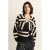Expresso vest zwart gebreid