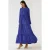 Gelaagd Lange Mouw Crew Neck Maxi Jurk