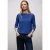 Street One Dames Shirt in lange stijl in Blauw