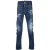 Dsquared2 Tikdy Biker Jeans Met Verwassen, Versterkte Wassing, Blauwe Jeans