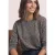 Shirt met lange mouwen, print en knoopdetails