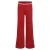 King Louie wide leg high waist gestreepte casual broek rood