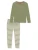 SCHIESSER Pyjama ‘ Casual Essentials ‘  kaki / wit