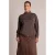 Yest Curve Plus Size jas – bruin