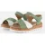 Feyn Feyn Sandalen groen Leer