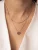 Hey Happiness Ketting ‘Heart Duo’  rose-goud