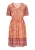Gaya Jurk  grijs / oranje / pink / wit